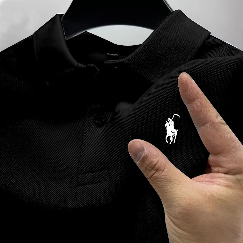 2026 Neues Hochwertiges Herren-T-Shirt Sommer Luxusmarke Street-Trend Freizeit Business Kragen-T-Shirt Ropa Hombre
