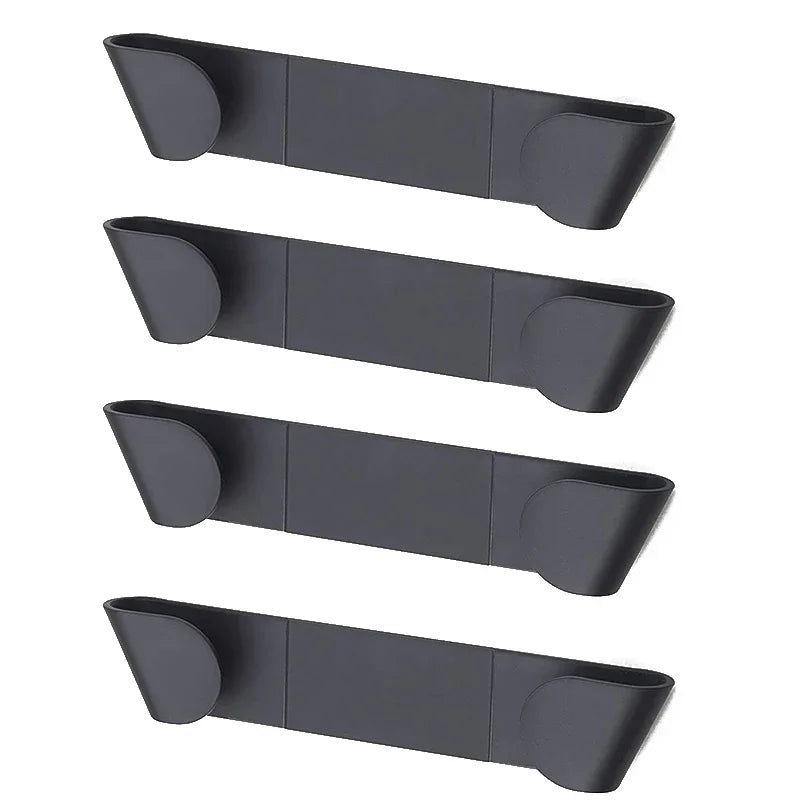 1/2/4Pcs Topf Rack Wand-Montiert Kein Stanzen Selbst-Kleber Haushalt Küche Lagerung Halter pfanne Deckel Organizer Topf Abdeckung Rack
