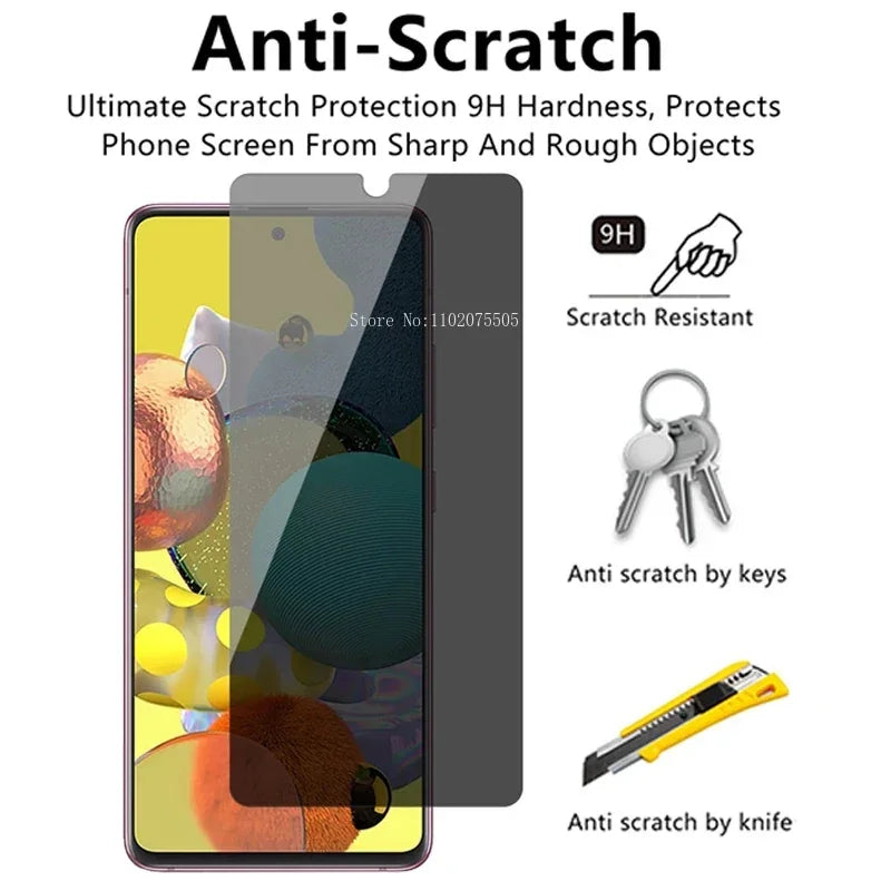 2 Stück Anti-Spion-Displays chutz folie für Samsung Galaxy A54 A34 A12 A13 Datenschutz gehärtetes Glas für iPhone A20 30 A50 A31 A51 A52 A71