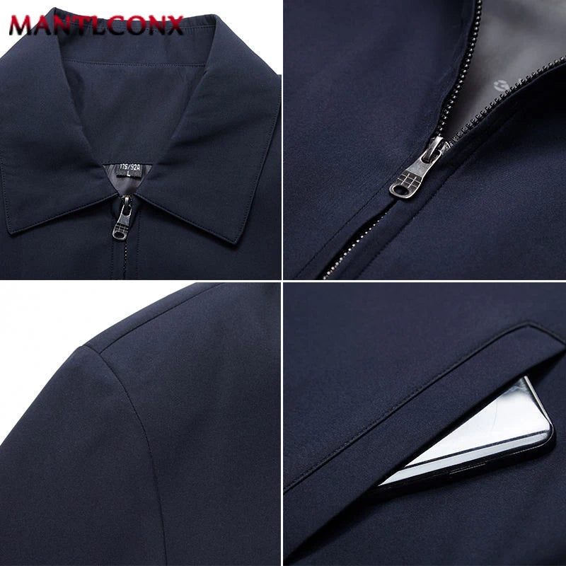 Dicke Fleece Warme Herren Winterjacke Winddicht Herren Wintermantel Fleece Blazer Herren Herbst Windschutz Casual Business Mantel L-3XL