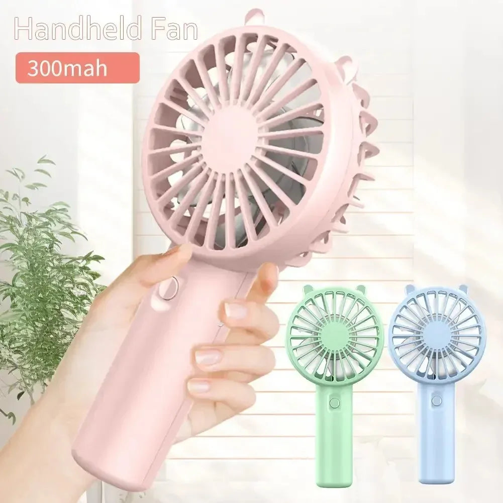 MINI Tragbarer USB-Ventilator, wiederaufladbarer Lüfter für Wimpernverlängerungen, leiser Handventilator, Mini-USB-Tischventilator
