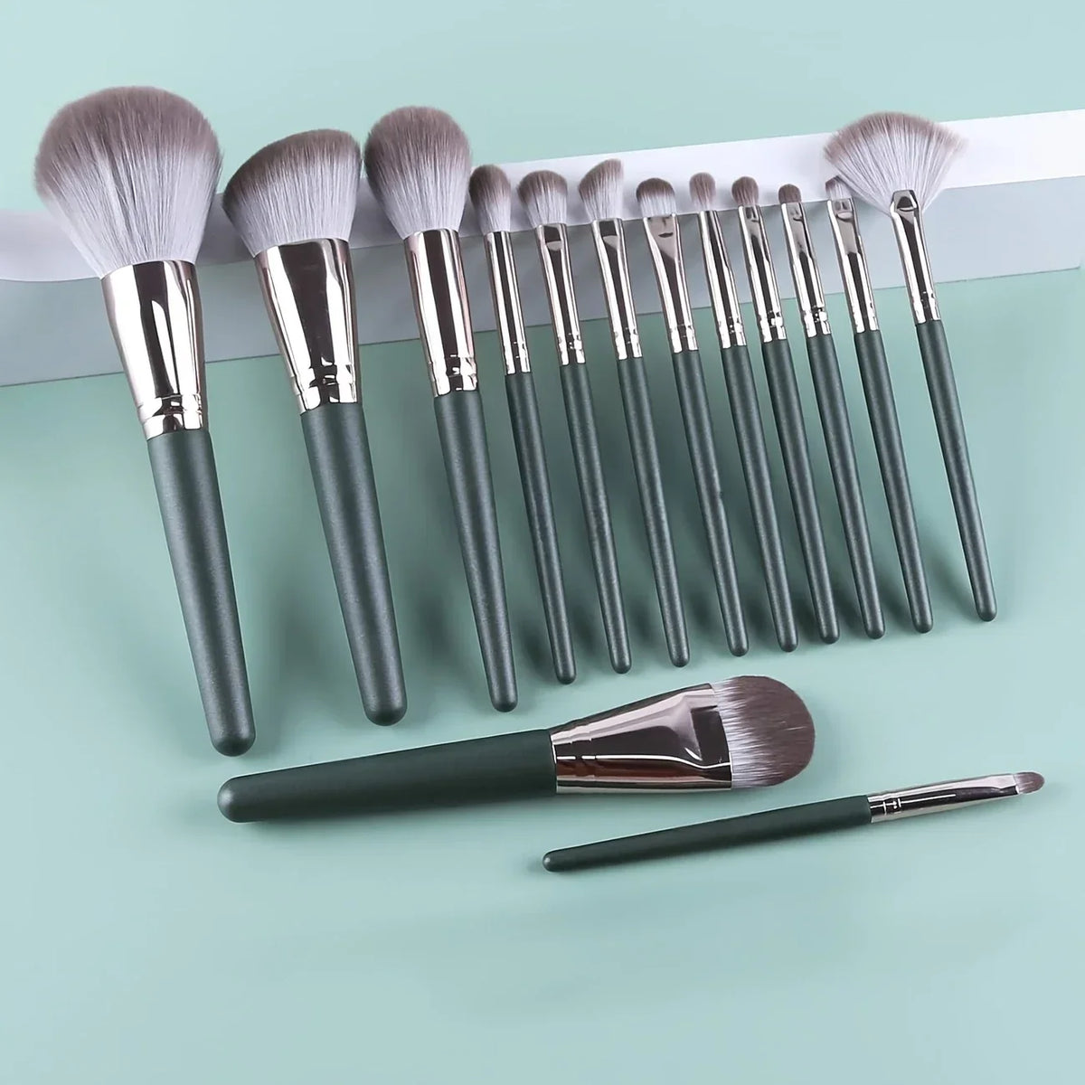 14-teiliges Make-up-Pinsel-Set, weich, flauschig, professionelle Kosmetikpinsel zum Mischen von Foundation, Puder, Lidschatten, komplette Schönheit