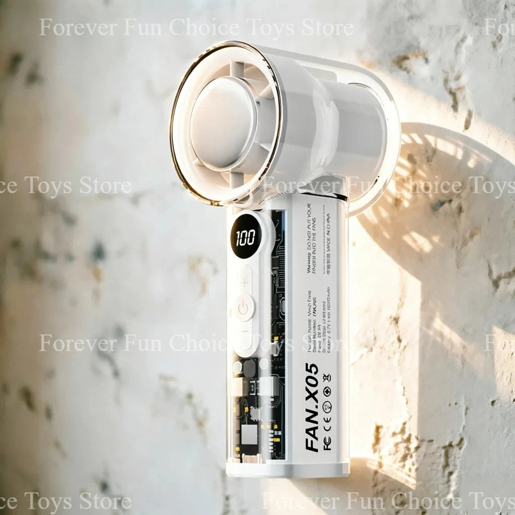 3-in-1 Ventilator Klimaanlage LED-Licht Tragbarer Luftbefeuchter Klimaanlagen-Ventilator für Outdoor und Reisen Handgehaltener Eispack-Sprühventilator