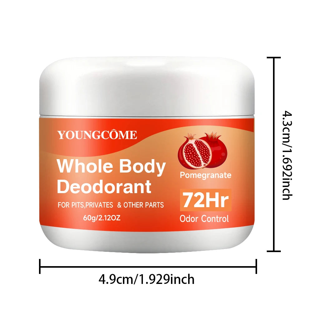 Ganzkörper-Deodorant-Stick, 72 Stunden Geruchskontrolle, langanhaltender Duft, Achselhöhlengeruch, Schweiß entfernen, erfrischender Antitranspirant-Stick