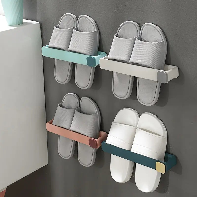 Badezimmer Pantoffel regal kein Stanz wand montiertes einteiliges Schuh regal platzsparendes Regal Badezimmer hängen