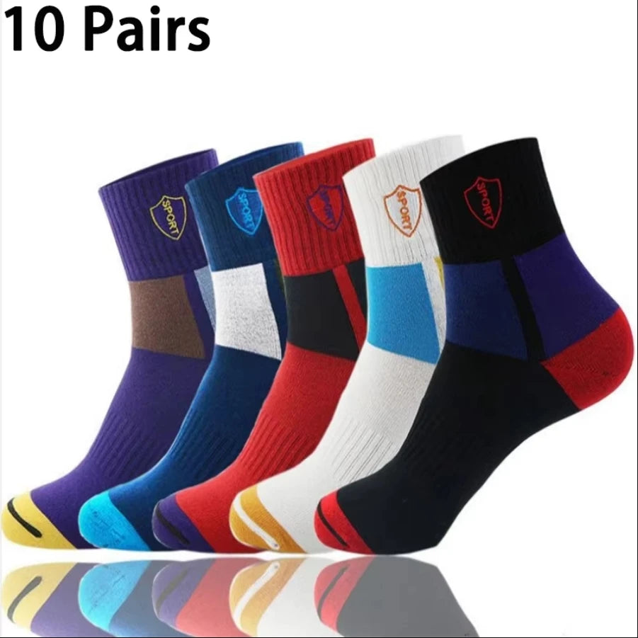 10/6/5/3/1 Paar feuchtigkeitsableitende Sportsocken mit dicker Sohle und gepolsterter Hose, perfekt für Laufen und Profisport