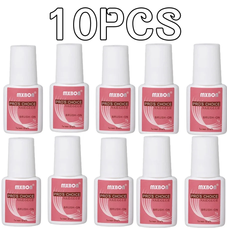 7ml Schnelltrocknender Nagelkleber für künstliche Nagelspitzen, kein UV-Licht erforderlich, Acrylnägel, Press-On-Nägel, Nagelkunstkleber, Salonbedarf