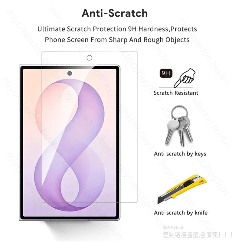 4-1 Stück 9H Klarer Gehärteter Glas-Außenschutz für Samsung Galaxy Z Fold 8 Fold8 ZFold8 Z8 5G SM-F971B/DS 5,5" Handyfolie
