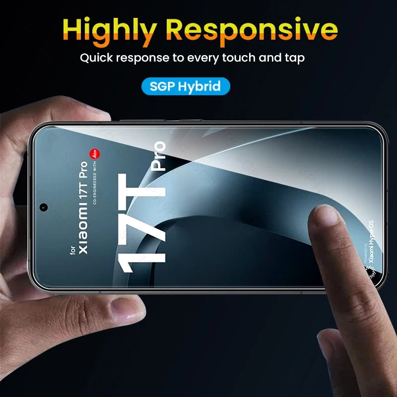 5-1 Stück Klares Gehärtetes Glas für Xiaomi 17T Pro 5G 9H Displayschutzfolie Xiaomi17T Xiaomi17TPro Xiomi Mi17T 17 T 17TPro