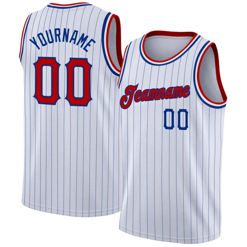 Benutzerdefinierte Name Team Nummer Basketball Jersey Shirts Streifen Muster Sportswear Vintage 3DPrint Sommer Tank Top Weste Drop Shipping