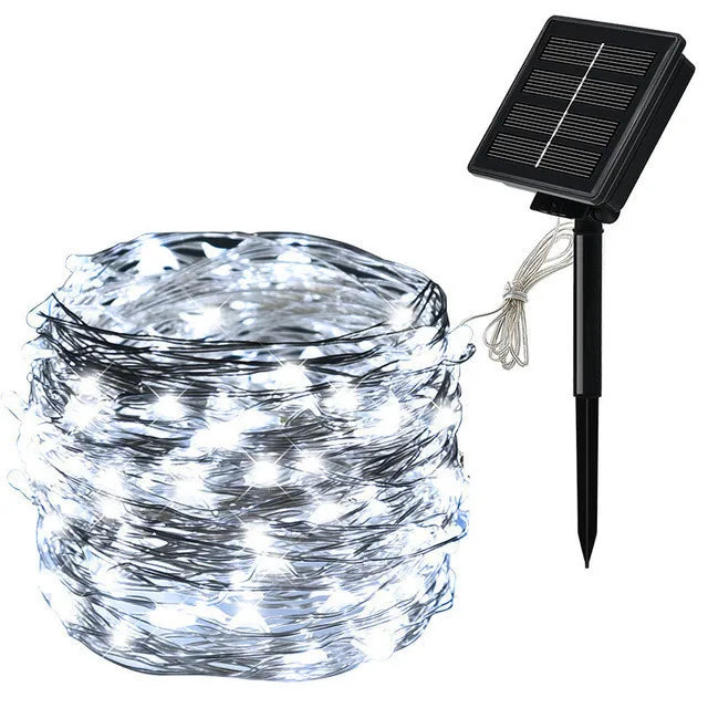 32M 300Leds Im Freien Wasserdichte Solar-Led-Licht Outdoor Girlande Solar Power Lampe Garten Lichter Weihnachten Party Garten Dekoration