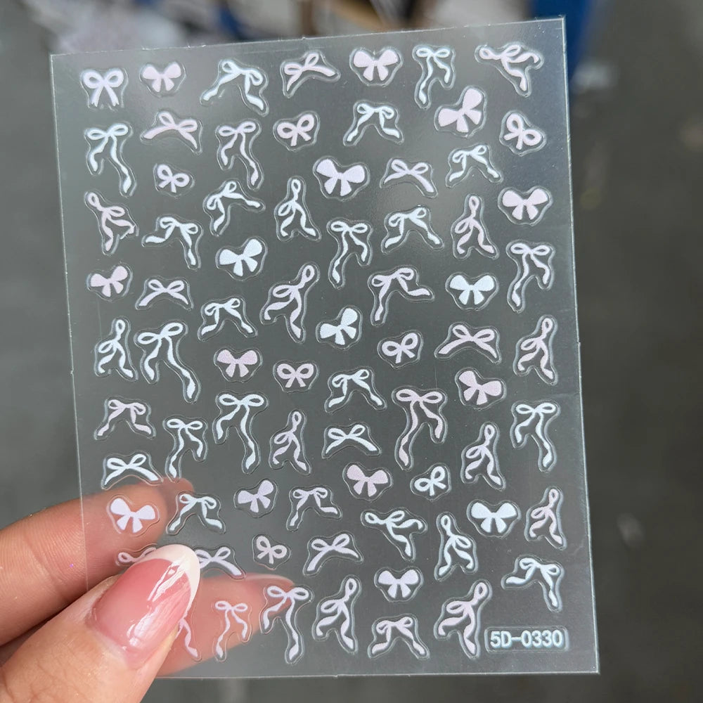 1 Stück Silberner Ausgestanzter Stern-Nagelaufkleber 5D Schwarzes Pentagramm Kreuz Sternenlicht Nagelsticker Metallische Fünfzackige Nagelkunst-Dekoration
