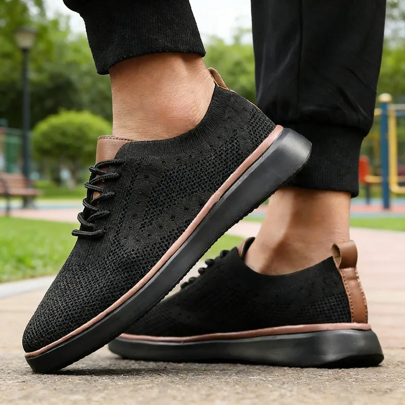 Männer Koreanische Version Trendy Schuhe Frühling Sommer männer Stricken Turnschuhe Atmungsaktives Mesh Casual Schuhe Leichte Bequeme Schuhe