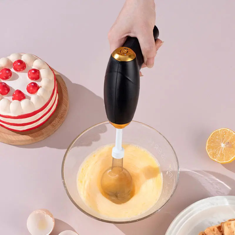 USB-Aufladbarer Elektrischer Mixer Tragbare Multifunktionale Küchenmaschine für Getränke, Marmelade, Teig, Kuchen, Sahne - Haushaltsgerät