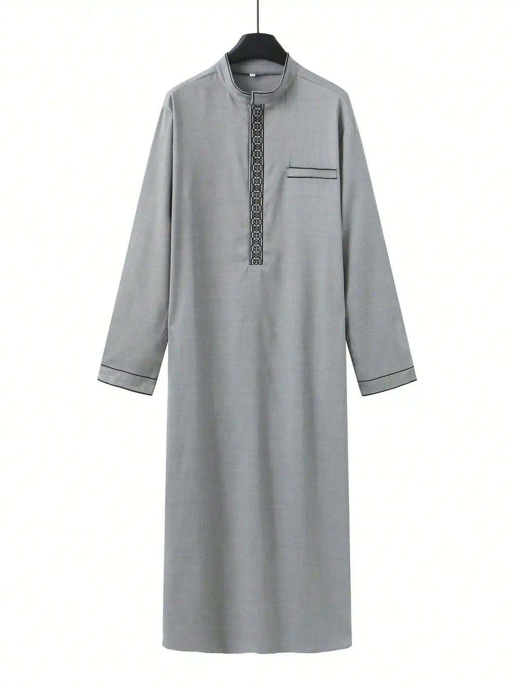 Neue Muslimische Traditionelle männer Robe Multi farbige Elegante Ethnische Stickerei männer Robe Einfache Casual Lose Robe