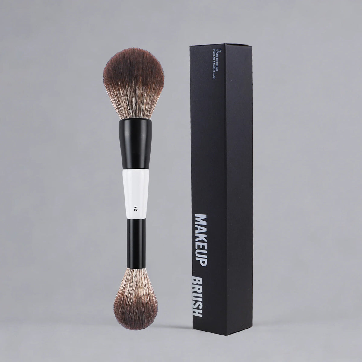 Doppelseitiger Foundation-Pinsel F4 Puder F1 Rouge Kontur F2 Make-up-Pinsel mit Verpackungsbox