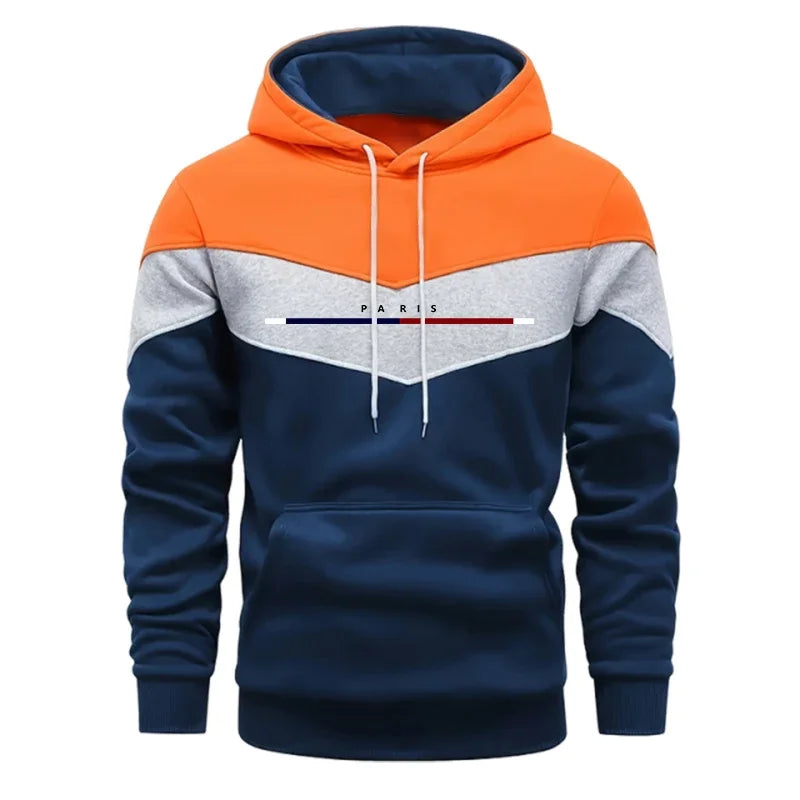 Lässige Qualität, heißer Verkauf, Herren-Trainingsanzug, modischer Kapuzenpullover, dreifarbiges Sweatshirt und Jogginghose, tägliche Sportbekleidung, Herrenanzug, Komfort, Sport