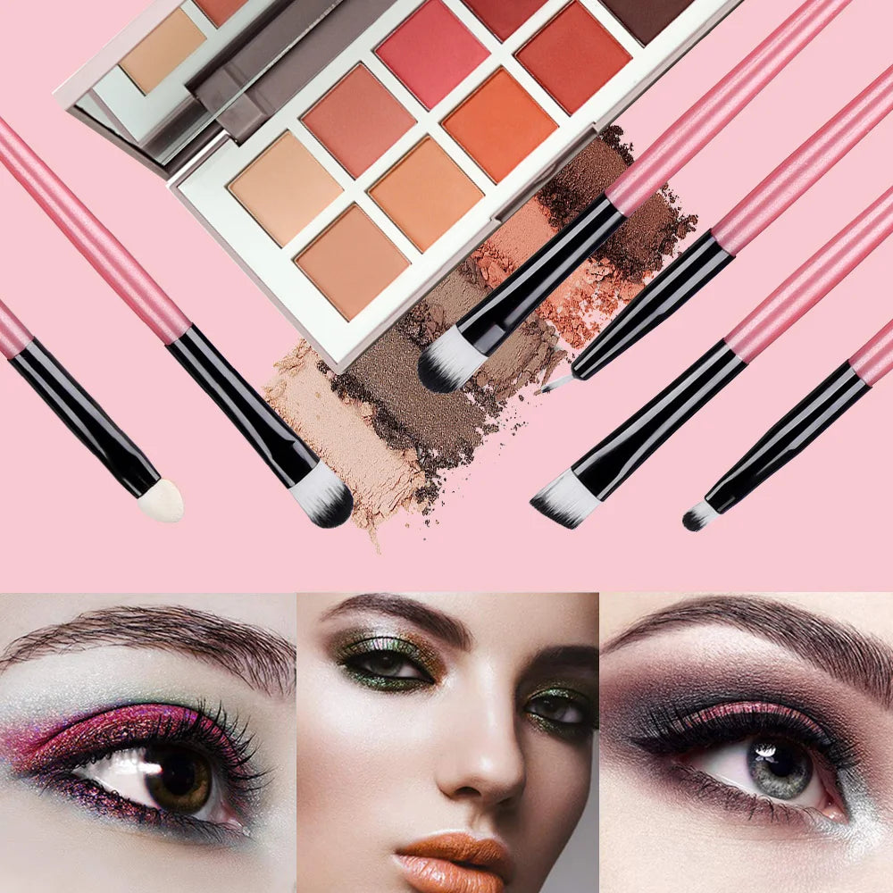 20-teiliges Weiches Make-up Pinsel Set Augendetail-Pinsel Lidschatten Unterlid Wischpinsel Eyeliner Pinsel Perfekte Werkzeuge für Augen-Make-up