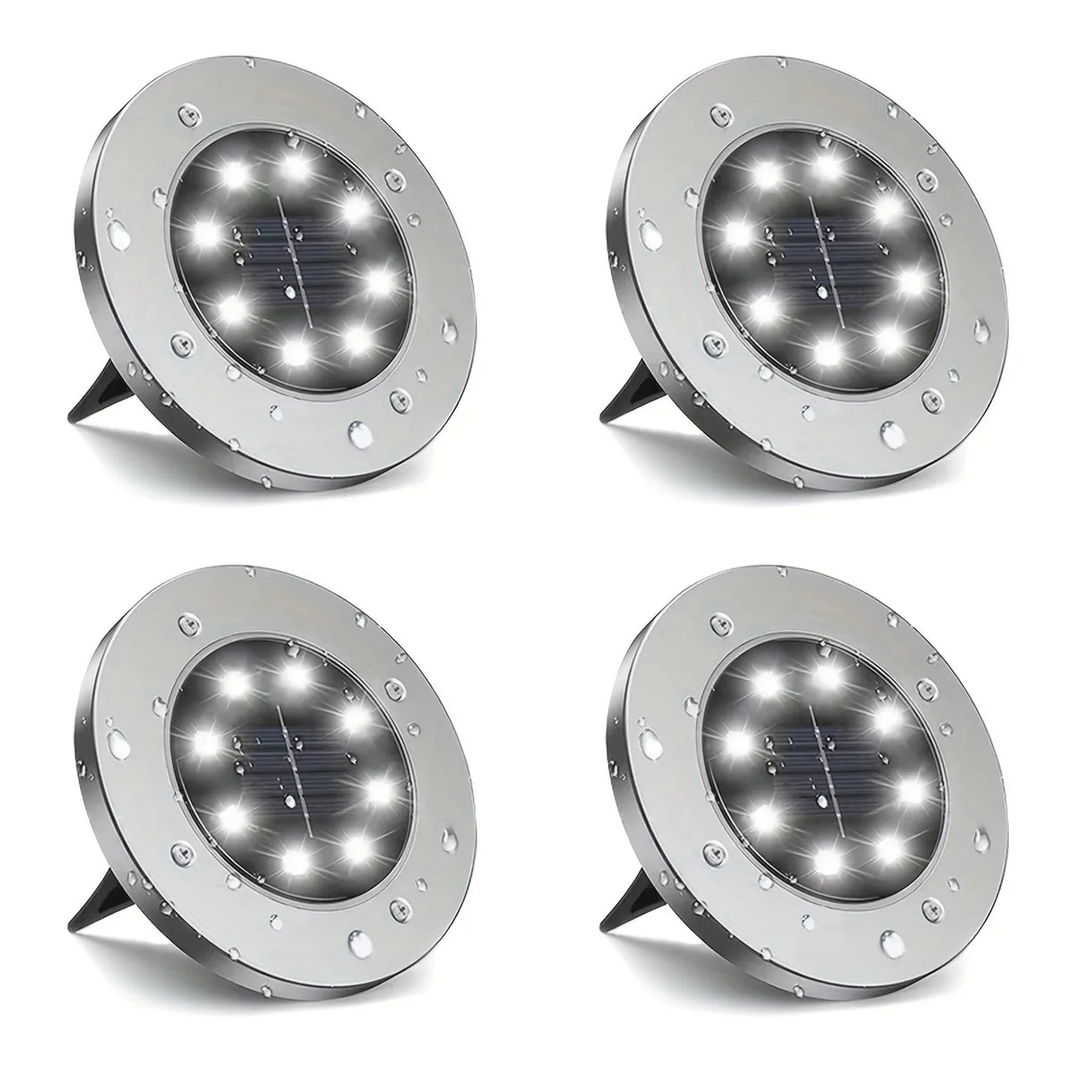 IP68 LED Outdoor Solar Power Boden Licht Solar Pfad Deck Lichter U-licht Hof Einfahrt Rasen Garten Dekor Beleuchtung