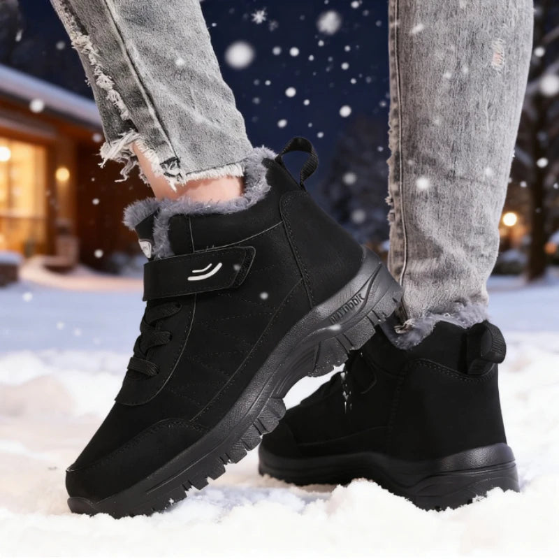 Modische Damen-Turnschuhe für Herbst und Winter, bequem gefüttert, rutschfest, weiche Sohle, ältere Schuhe, neue warme flache Sportschuhe