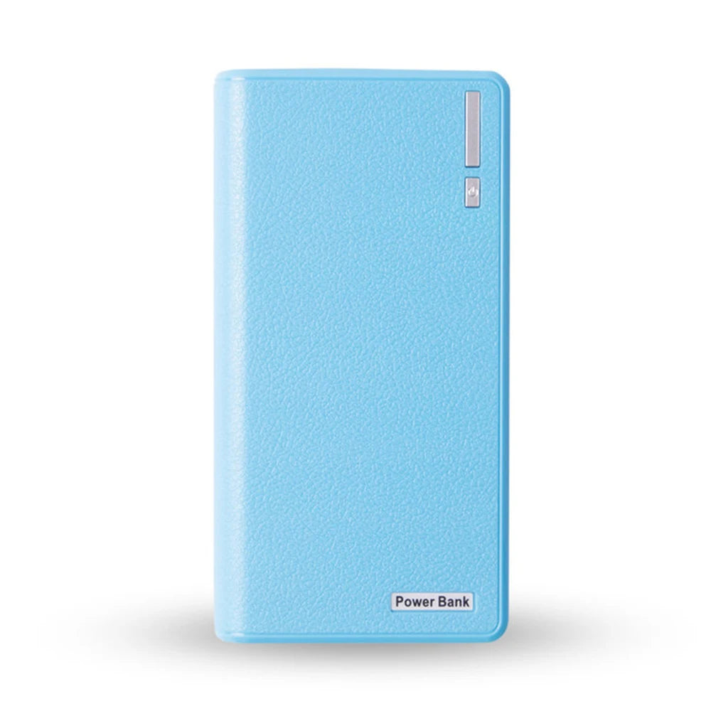 6*18650 Batterie Ladegerät Fall Schnelle Lade DIY Tragbare Mini Power Bank Digital Display Box Mobile Power Versorgung mit Nachtlicht