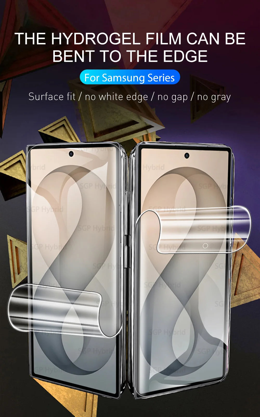3-1 Stück für Samsung Galaxy Z Fold8 Fold 8 Ultra 5G Displayschutzfolie, schlanke Hydrogel-Folie, ZFold8 ZFold8Ultra, klare, weiche Schutzfolie
