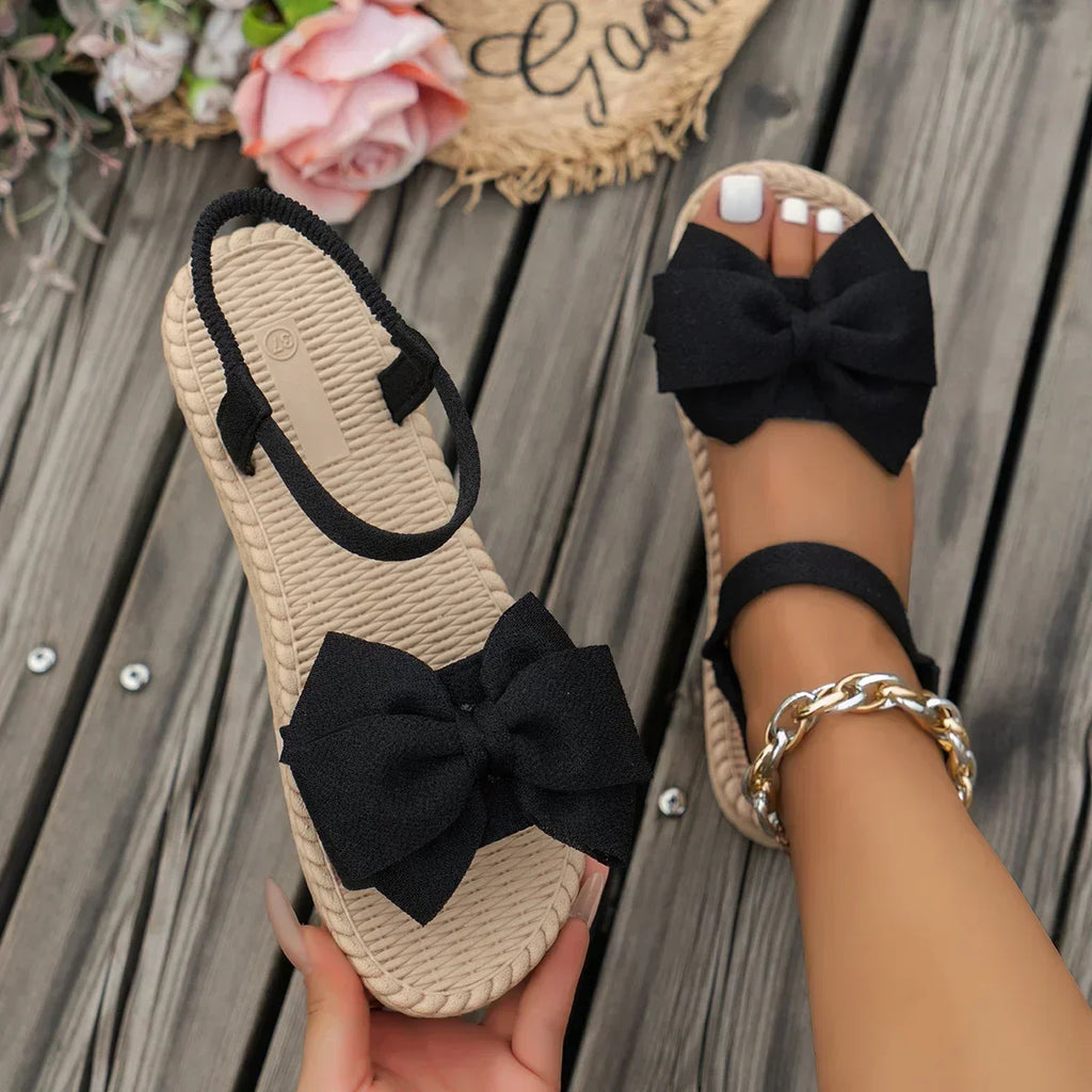 Frauen Sandalen 2025, Neue Sommer Leichte Sandalen Mode Strand Casual Hausschuhe Outdoor Fliege Flache Schuhe Hause plattform sandalen