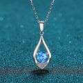 Halskette aus 925er-Sterlingsilber mit Zircom für Damen, 18 Karat vergoldet, Schmuckanhänger, Geburtstagsgeschenk, Schmuck, Geschenk, Neu, N52140