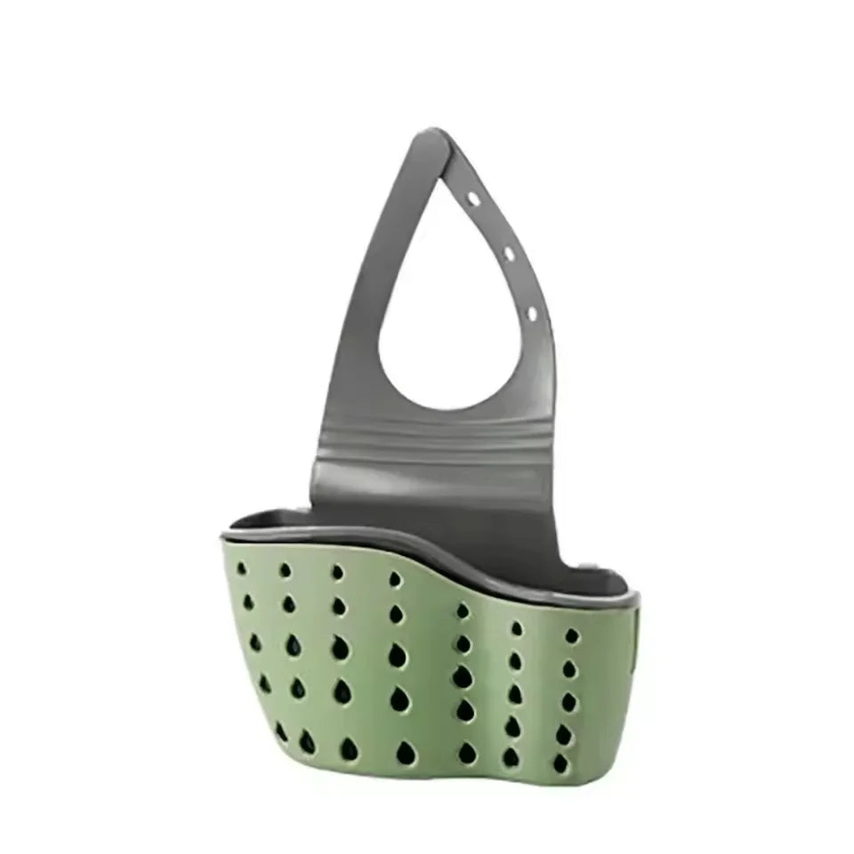 Hause Lagerung Ablauf Korb Küche Waschbecken Halter Einstellbare Seife Schwamm Shlf Hängen Ablauf Korb Tasche Küche Zubehör