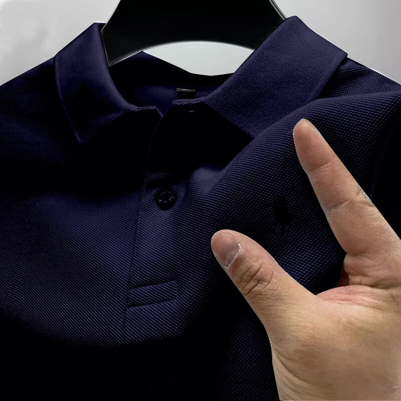 2026 Neues Hochwertiges Herren-T-Shirt Sommer Luxusmarke Street-Trend Freizeit Business Kragen-T-Shirt Ropa Hombre