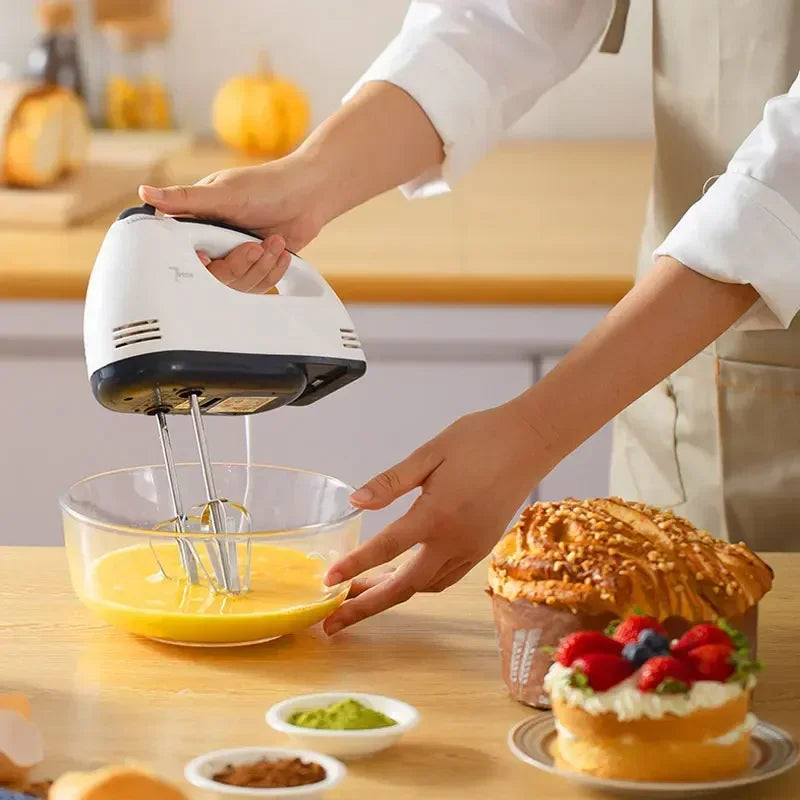 Handgehaltener Elektrischer Eier-Schneebesen Multifunktionaler Küchenmixer für Sahne und Teig Automatischer Eiknacker für die Heimküche
