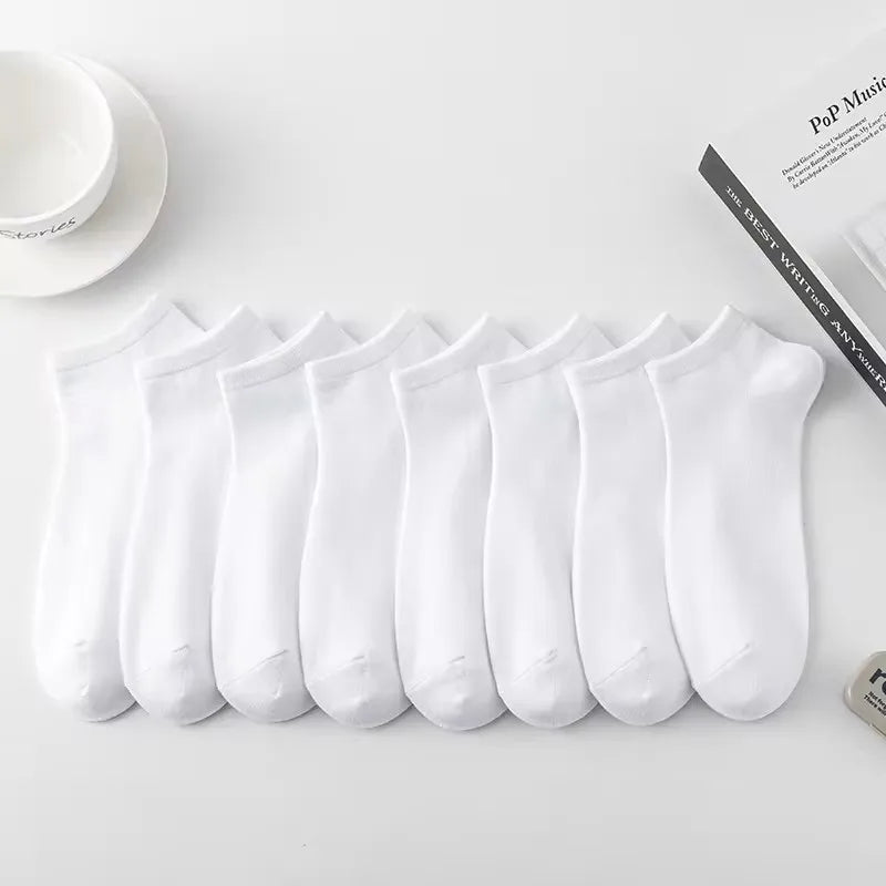 10 Paar Herren-Bootssocken, atmungsaktiv, schweißabsorbierend, einfarbig, reife, atmosphärisch, hochwertige Herren-Sport-Business-Socken