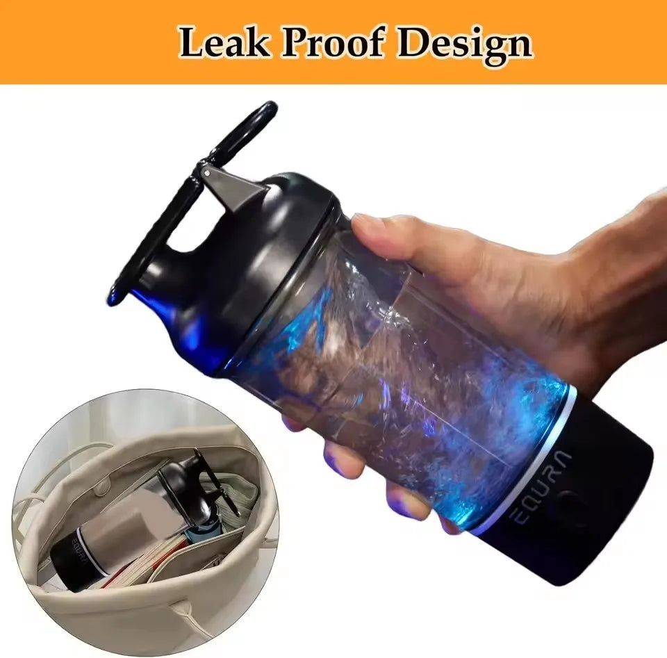 Elektrische Shaker-Flasche, 25 Unzen Mixerflaschen für Proteinmischungen, tragbare wiederaufladbare USB-C-Puls-Protein-Shake-Flasche, BPA-frei