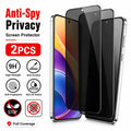 2 Stück Sichtschutz-Vollbildschutzfolie für Samsung Galaxy A07/A15/A16/A17/A25/A26/A35, gehärtetes Glas für Samsung A36/A37/A55/A56/A57