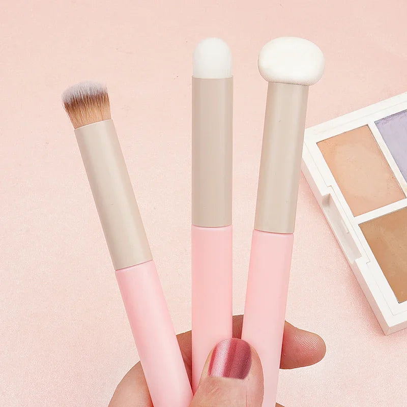 Schwamm Concealer Make-Up Pinsel Lippenstift Lippen Pinsel Weiche Puderquaste Nass Trocken Verwenden Gesicht Konturierung Blending Make-Up Pinsel Werkzeuge