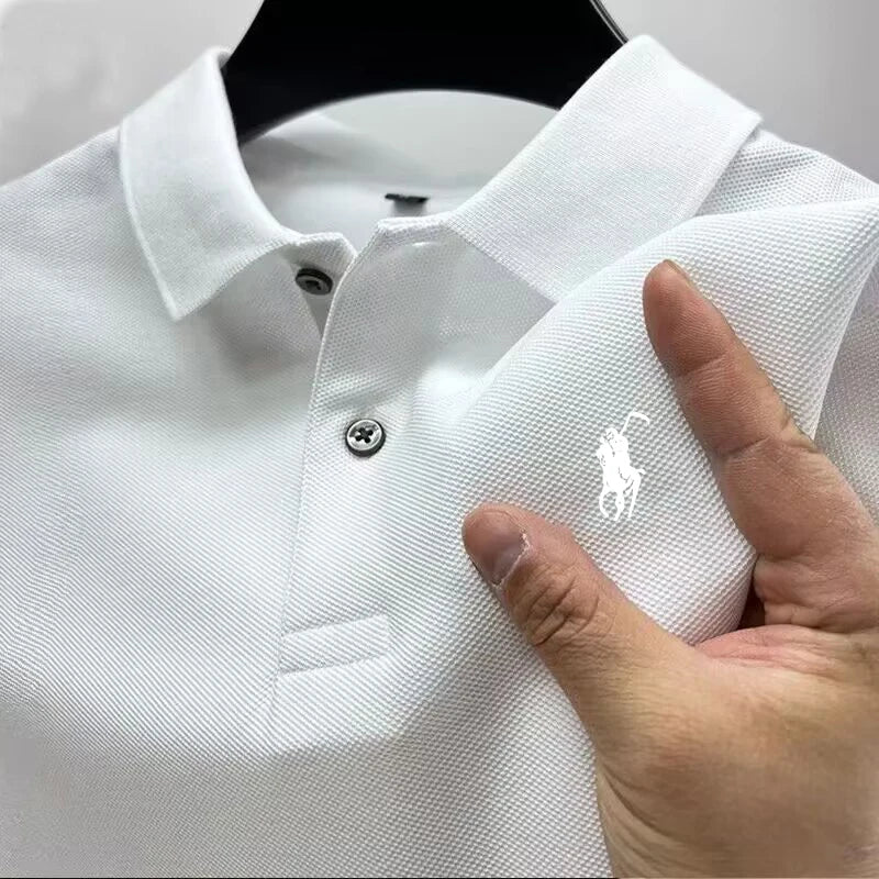 2026 Neues Hochwertiges Herren-T-Shirt Sommer Luxusmarke Street-Trend Freizeit Business Kragen-T-Shirt Ropa Hombre