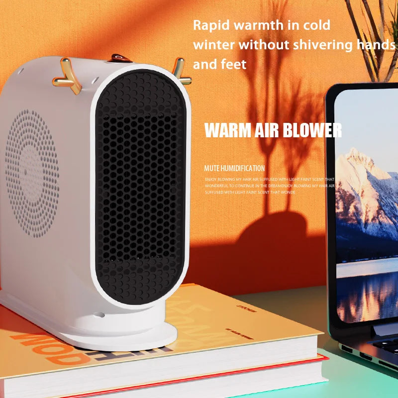 Elektrische Heizung Winter Wärmer Haushalt Desktop Heizung Fan Einstellbare Thermostat Raum Heizung Haushaltsgerät Heizung Herd