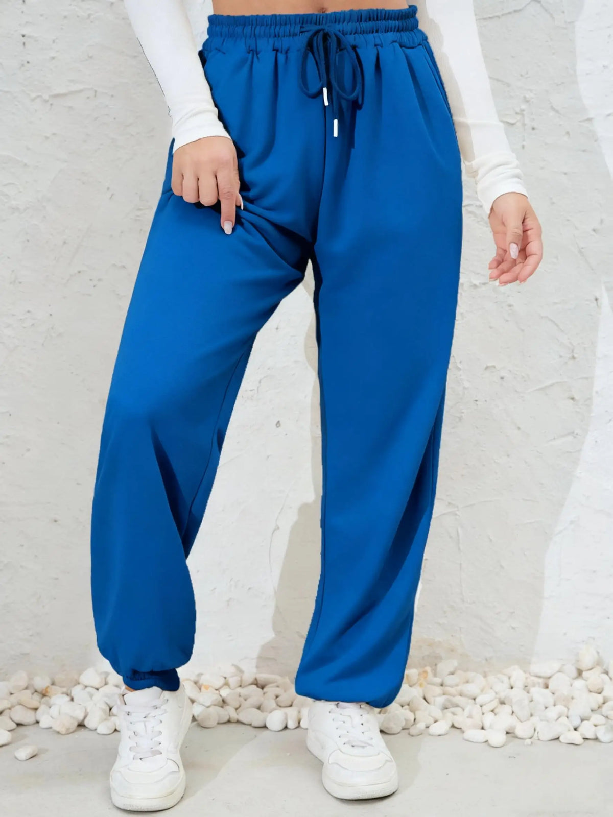 Einfarbig Herbst Frau Jogginghose Jogging Kordelzug Sportpants Y2K Bequeme Lange Hosen Bunte Fleece Unisex Tanz Hose