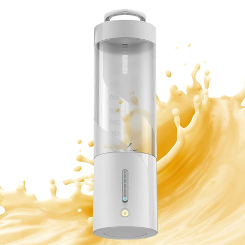 2026 NEUER Tragbarer USB-Entsafter Elektrischer Mini-Saftmixer Wiederaufladbarer Mixer 450ML Großer Becher 150W