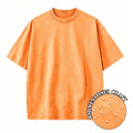 Mode Frauen Baumwolle Solide Gewaschen T-shirts Lose Oansatz T-shirts Straße Casual Komfortable Kurzarm Tops Weibliche Kleidung