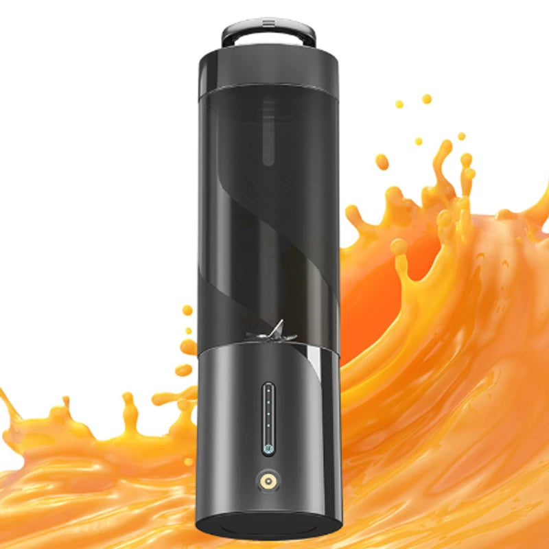 2026 NEUER Tragbarer USB-Entsafter Elektrischer Mini-Saftmixer Wiederaufladbarer Mixer 450ML Großer Becher 150W