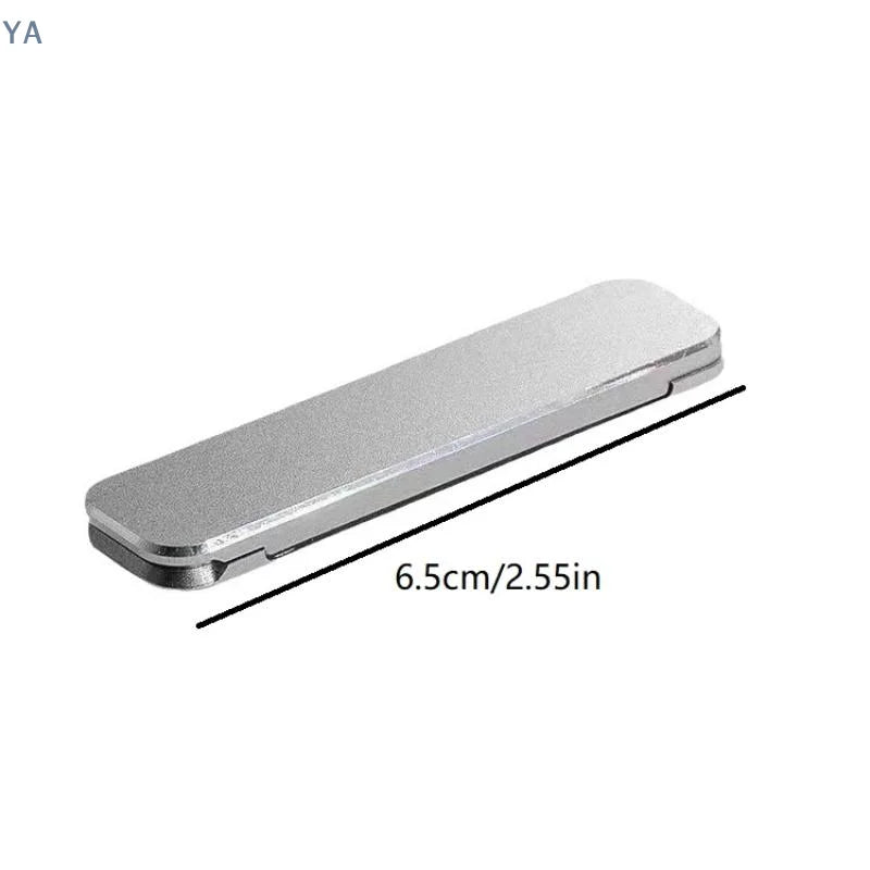 1/3 Stück Mini Unsichtbarer Faltbarer Handyständer aus Aluminiumlegierung, Desktop-Halterung mit Verstellbarem Winkel für Mobiltelefone