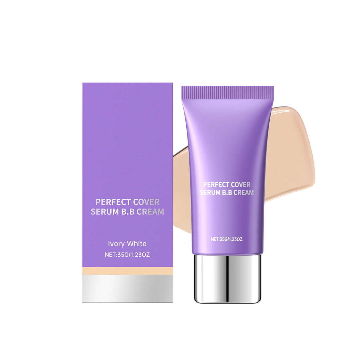 BB Cream Foundation Perfect Cover Concealer Wasserdichter Hyaluronsäure Farbkorrigierende CC-Creme Aufhellende Basis-Make-up-Grundierung