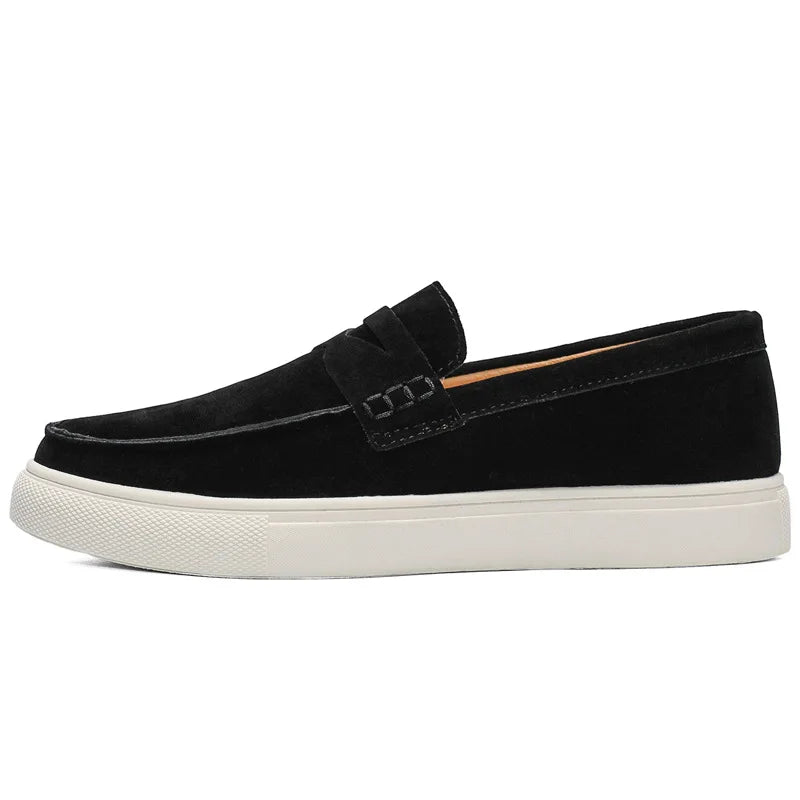 Neue Mode männer Bord Schuhe Bequeme Atmungsaktive loafer Vielseitig Dicken sohlen männlichen Casual Einzelnen Schuhe