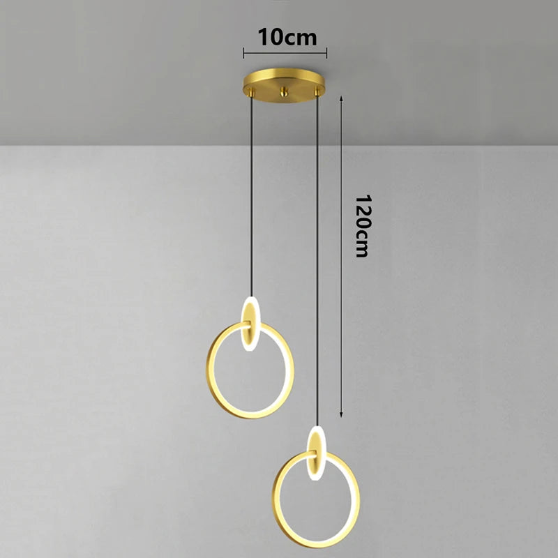 1 Stück Moderne LED-Leuchte für Zuhause, Schlafzimmerlampe, Nachttischlampe, Pendelleuchte, LED-Kronleuchter, Hängeleuchte, Innenbeleuchtung