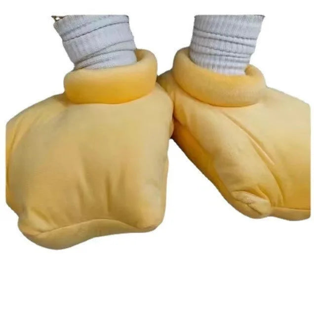 Cartoon Große Gans Robe Korallen Fleece Mit Kapuze Pyjama Lustige Ente Cosplay Paar Nachthemd Plüsch Nachtwäsche Hause Kleidung