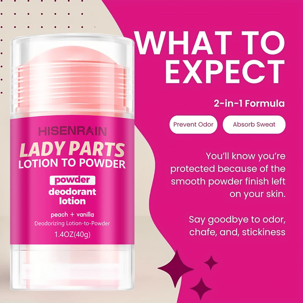 Femininer Intim-Deodorant Pfirsich-Stick für Frauen - Langanhaltender Geruchsneutralisierer, Frische & Sanfte Pflege, Natürliche Inhaltsstoffe