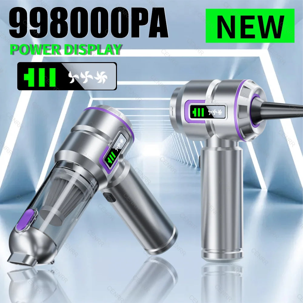 NEUE Auto Staubsauger 998000PA Mini Cordless Leistungsstarke Tragbare Auto Staubsauger für Hause Handheld Gebläse Auto Reiniger