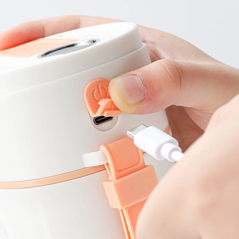 Digital Display Tragbare Entsafter Tasse USB Lade Saft Tasse Hause Multi-funktionale Automatische Obst Mixer Flasche Für Home Küche