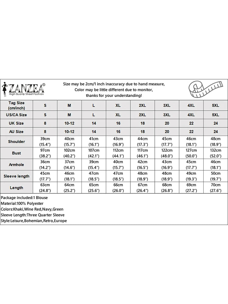 2025ZANZEA Herbst Bluse Frauen V-ausschnitt Langarm Tops Casual Solide Lose Hemd Weibliche OL Arbeit Blusen Retro Tunika Blusas Mujer